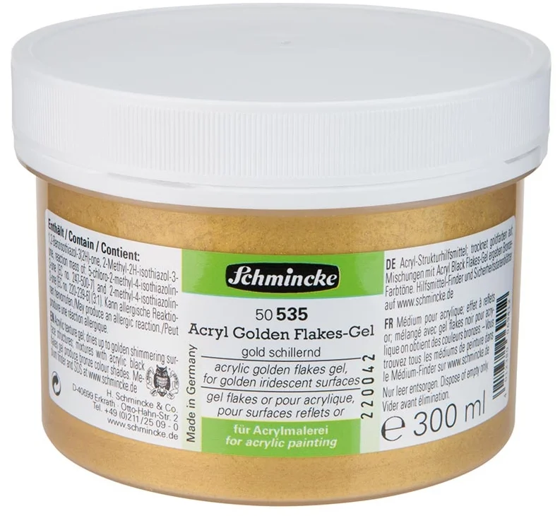 SCHMİNCKE MEDİUM 535 GOLDEN FLAKES GEL ALTIN PARÇALI JEL 250 ML 50535048