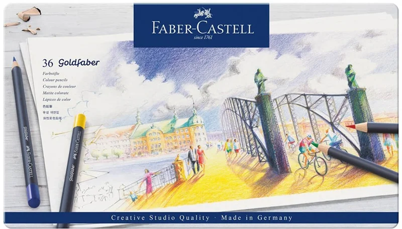 FABER GOLDFABER KURU BOYA KALEMİ 36 LI 114736