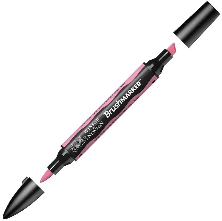 W&N PROMARKER BRUSH KALEM ROSE PINK 168 WN-0204168