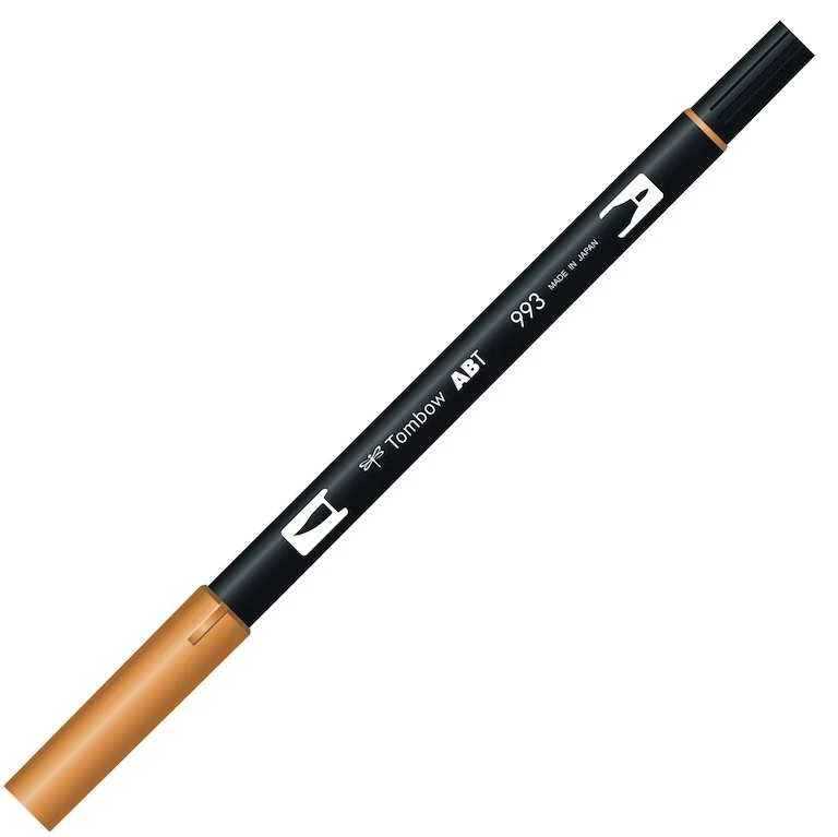 TOMBOW AB-T DUAL BRUSH PEN GRAFİK KALEMİ CHROME ORANGE (993) T-AB-T 993
