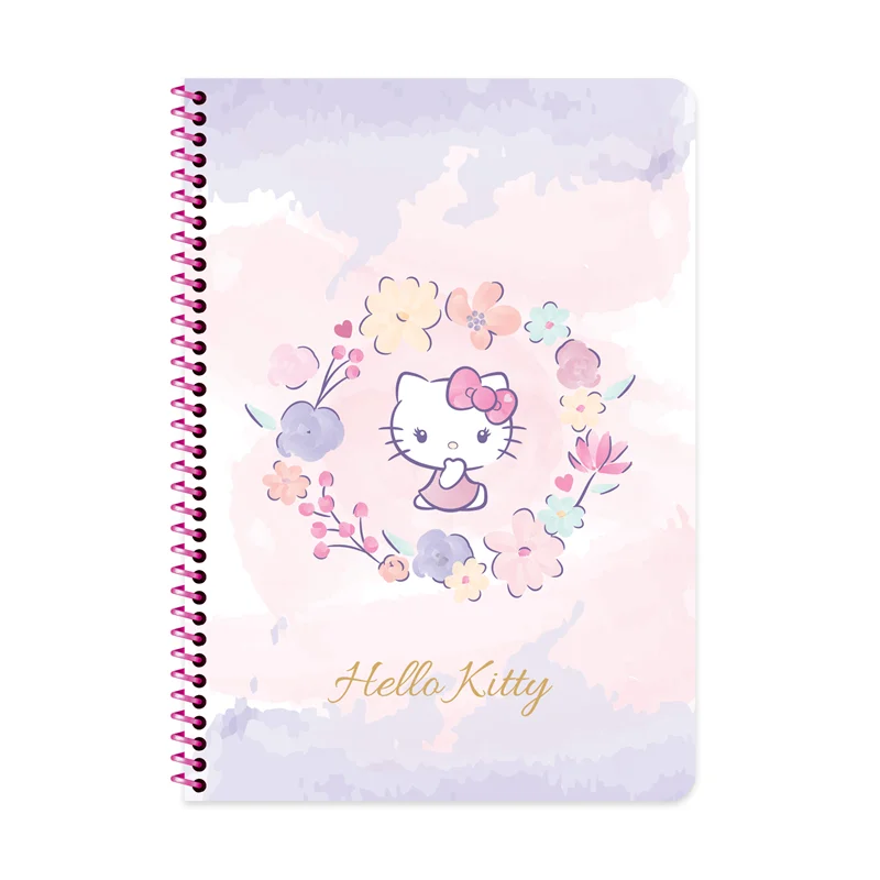 KESKİN DEFTER HELLO KİTTY A4 SPİRALLİ KARTON KAPAK 80 YP. ÇİZGİLİ 380621-08