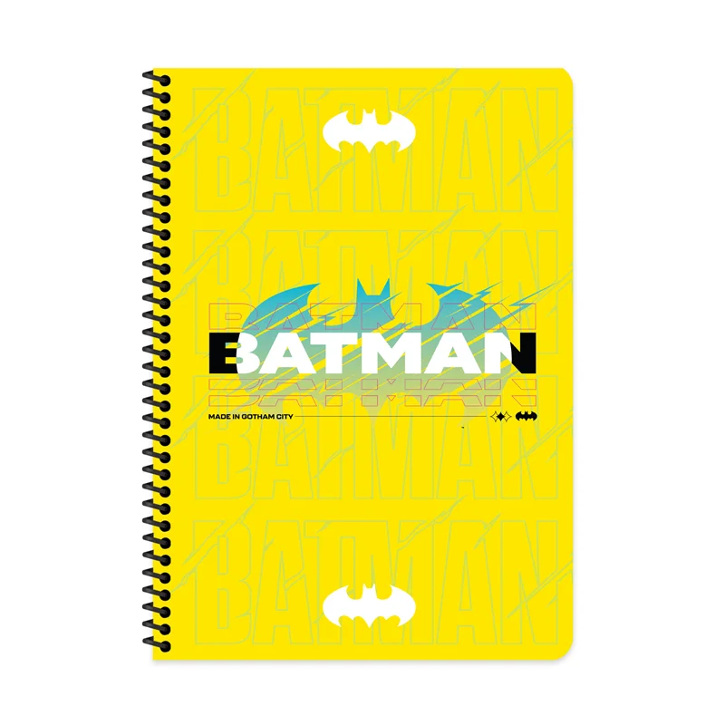 KESKİN DEFTER BATMAN A4 SPİRALLİ KARTON KAPAK 80 YP. KARELİ 380622