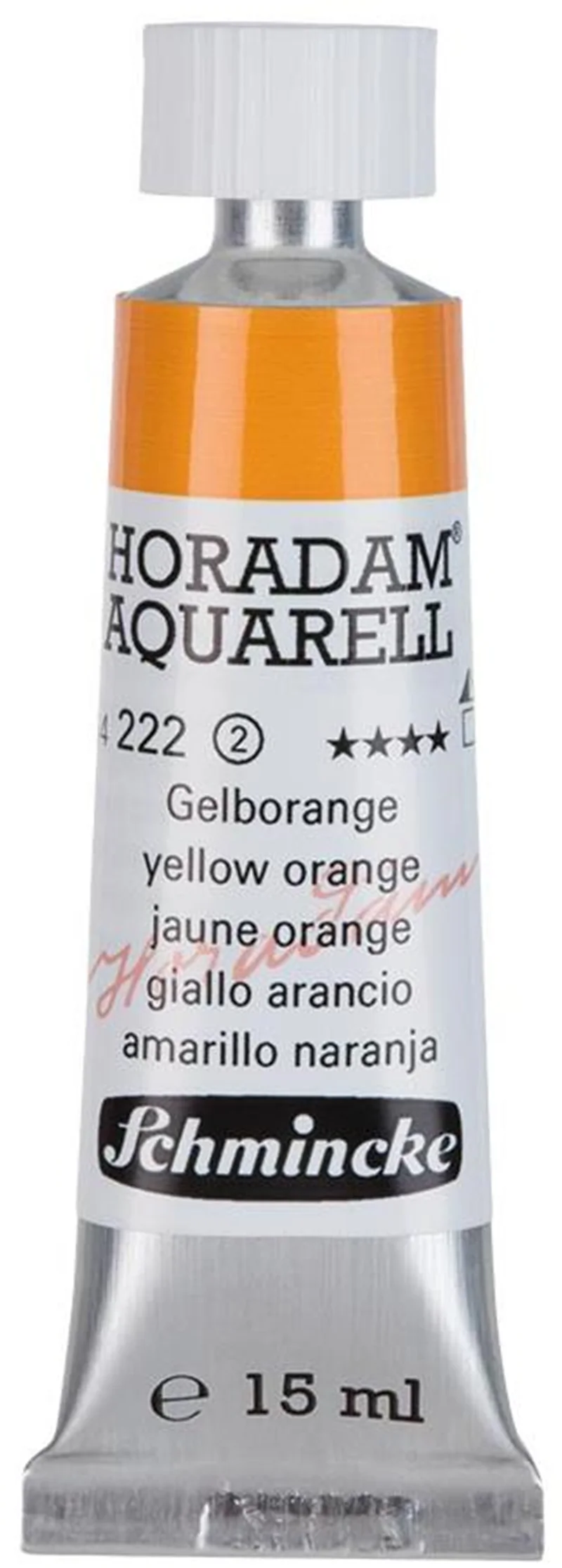 SCHMİNCKE HORADAM AQUARELL ARTİST SULU BOYA 15 ML TÜP SERİ 2 222 YELLOW ORANGE 14222006
