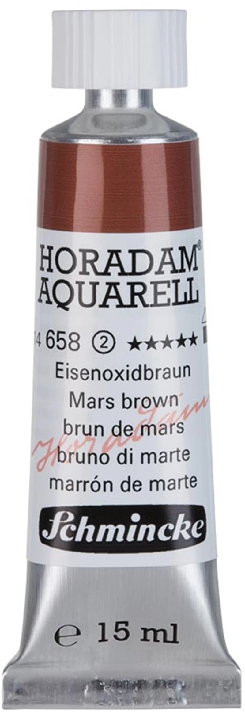SCHMİNCKE HORADAM AQUARELL ARTİST SULU BOYA 15 ML TÜP SERİ 2 658 MARS BROWN 14658006