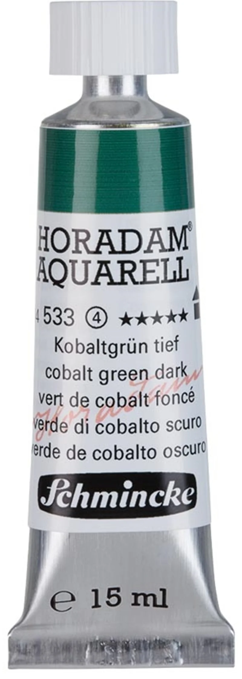 SCHMİNCKE HORADAM AQUARELL ARTİST SULU BOYA 15 ML TÜP SERİ 4 533 COBALT GREEN DARK 14533006