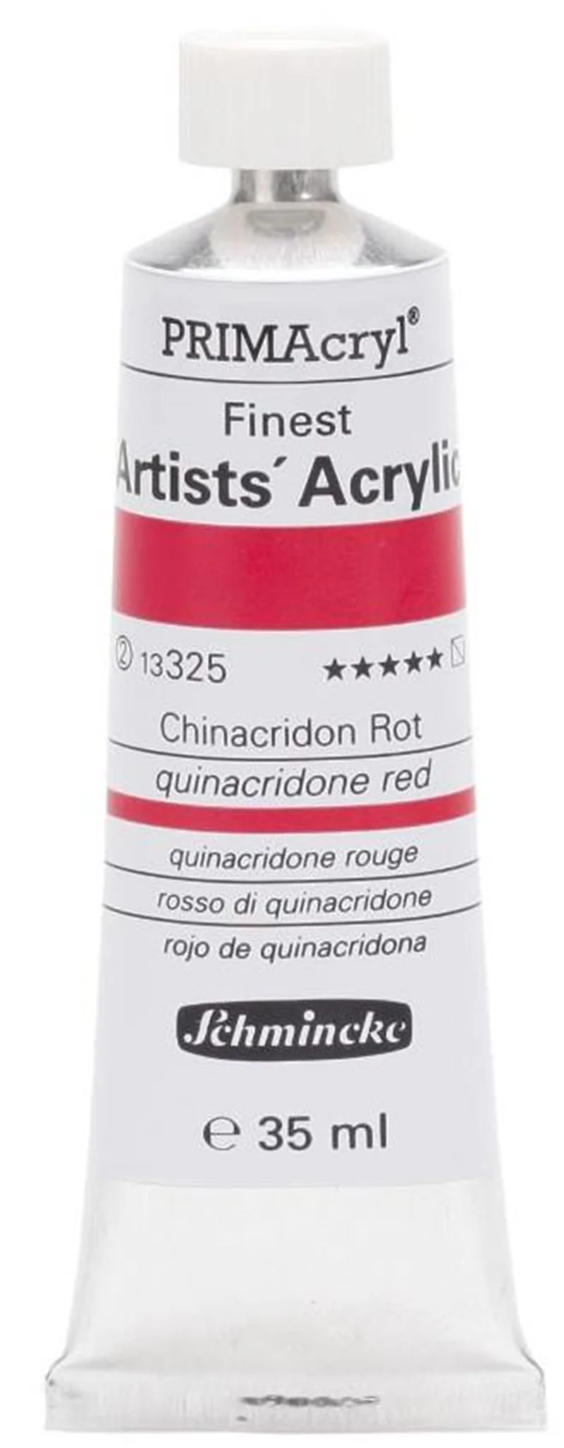 SCHMİNCKE PRİMACRYL ARTİST AKRİLİK BOYA 35 ML SERİ 2 325 QUİNACRİDONE RED 13325009