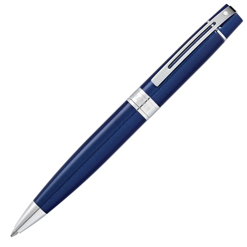 SHEAFFER TÜKENMEZ KALEM 300 SERİSİ 9341-2 PARLAK MAVİ KROM