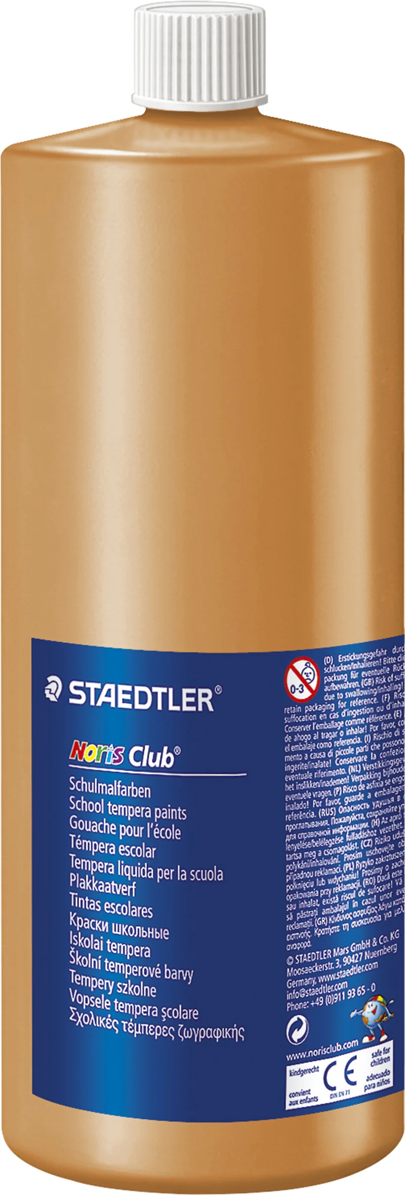 STAEDTLER TEMPERA BOYA NORIS CLUP 1000 ML KAHVE 8850-7