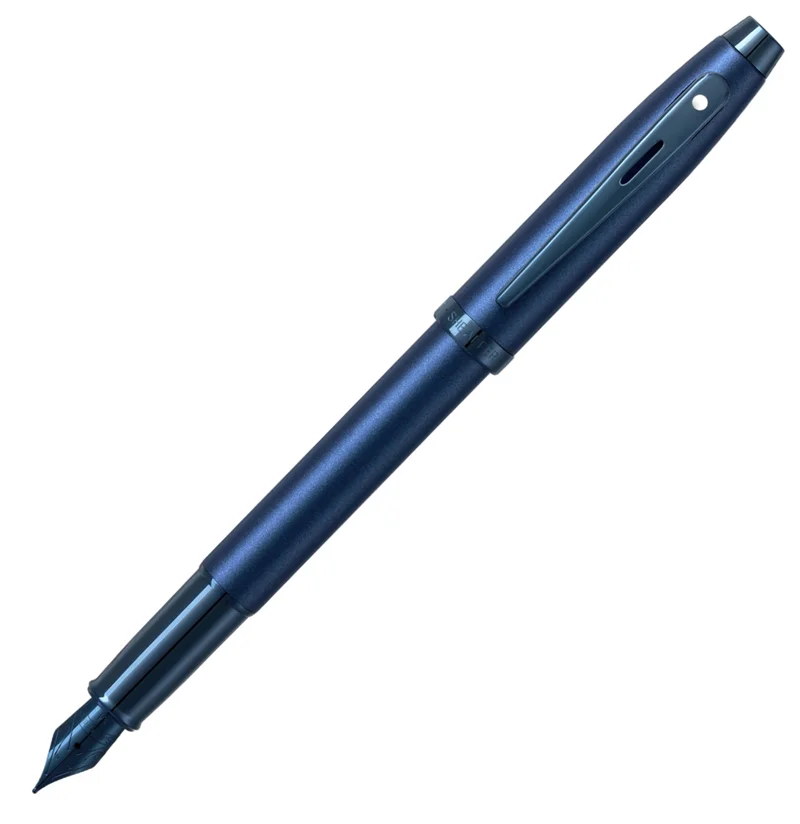 SHEAFFER DOLMA KALEM 100 SERİSİ 9371-0 SATEN MAVİ M UÇ