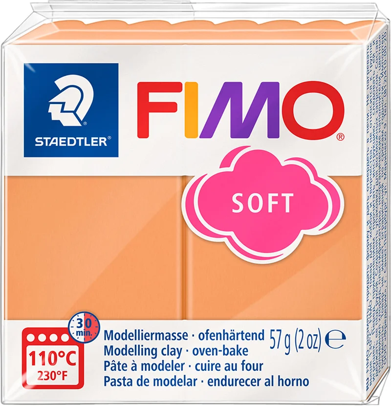 FIMO SOFT MODELLEME KİLİ 57 GR PAPAYA 8020-T41