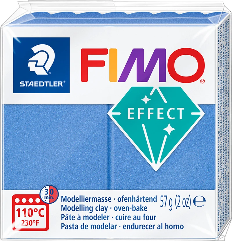 FIMO EFFECT MODELLEME KİLİ 57 GR METALİK MAVİ 8010-31