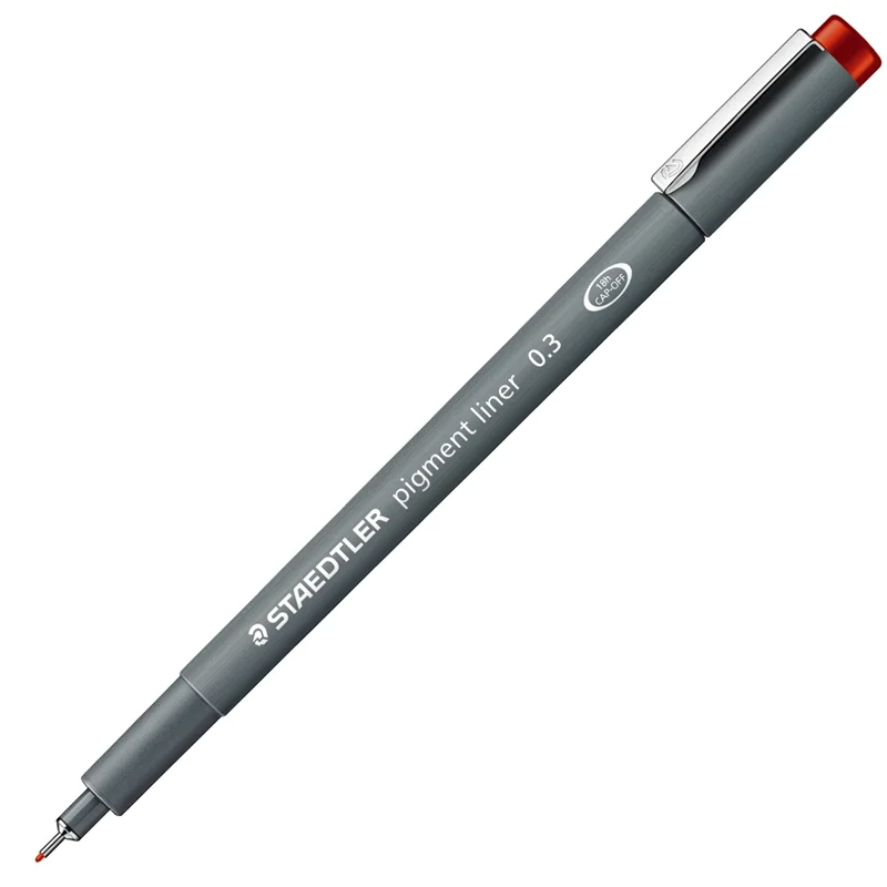 STAEDTLER PIGMENT LINER 0.3 KIRMIZI 308 03-2