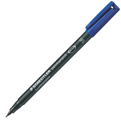 STAEDTLER ASETAT KALEMİ LUMOCOLOR S UÇ MAVİ 313-3