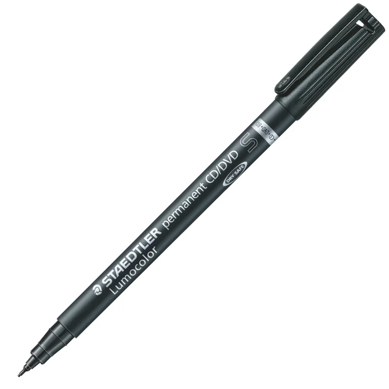 STAEDTLER ASETAT KALEMİ LUMOCOLOR CD/DVD MARKER SİYAH 310-CDS-9
