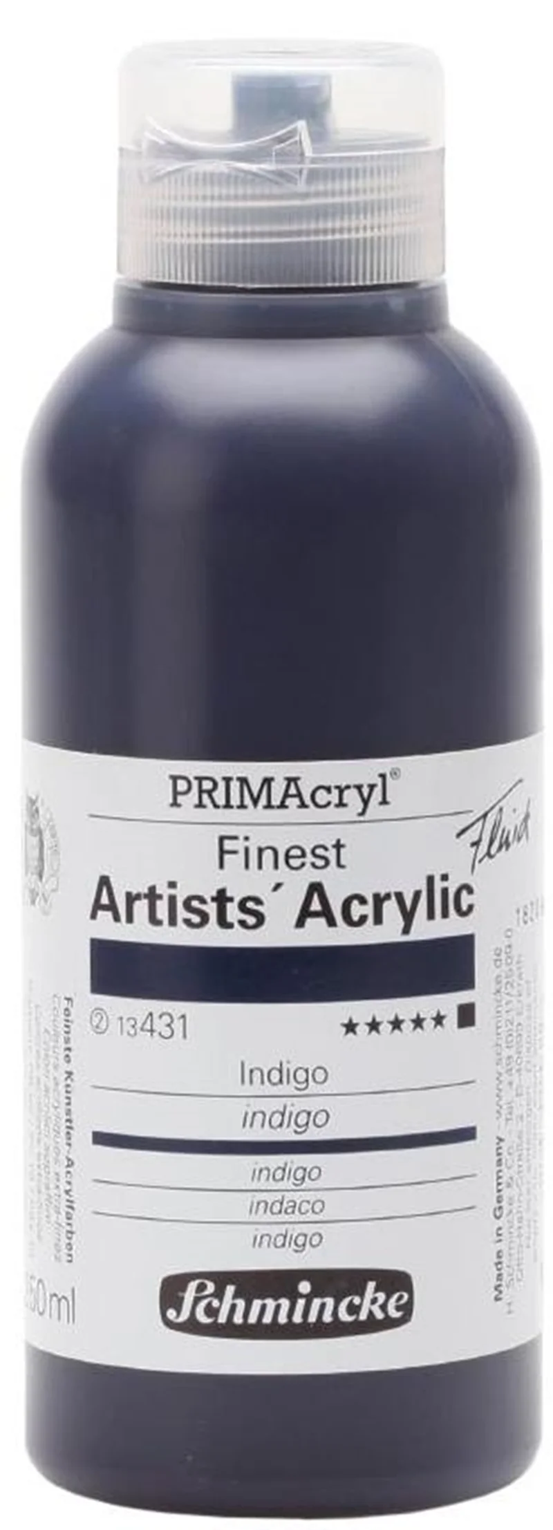 SCHMİNCKE PRİMACRYL ARTİST AKRİLİK BOYA 250 ML SERİ 2 431 INDİGO 13431027