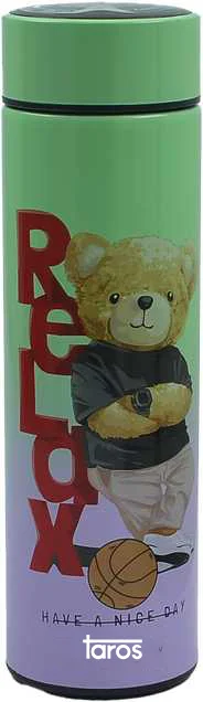 TAROS MATARA 500 ML KEEP HAPPY BEAR DERECELİ ÇELİK 7796