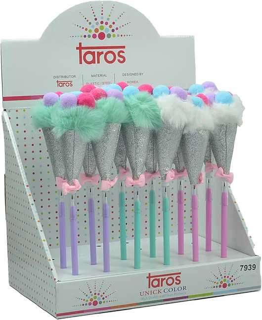 UNICK COLOR YUMURTLAYAN KALEM ICE CREAM TEPELİ 24 LÜ 7939