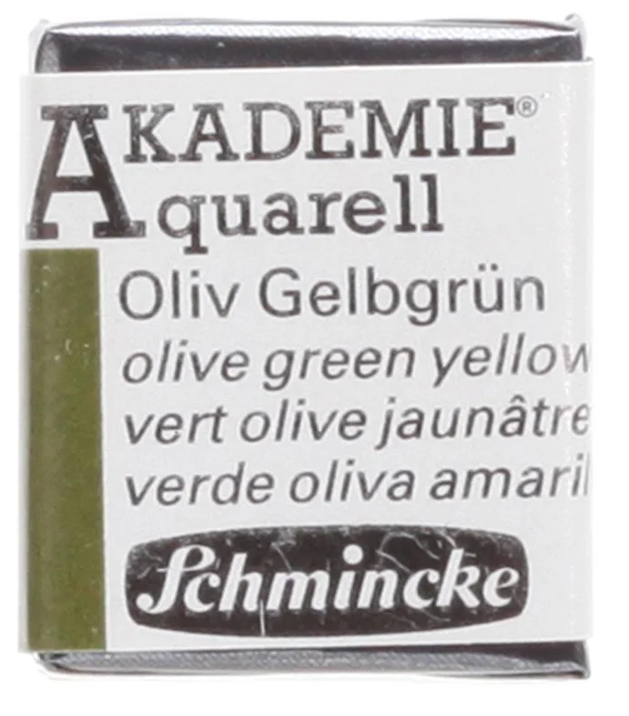 SCHMİNCKE AKADEMİE AQUARELL YARIM TABLET SULU BOYA 554 OLİVE GREEN YELLOWİSH 16554044