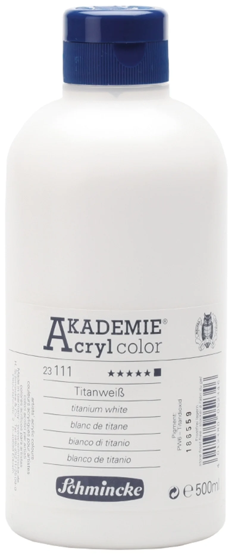 SCHMİNCKE AKADEMİE AKRİLİK BOYA 500 ML 111 TİTANİUM WHİTE 23111028