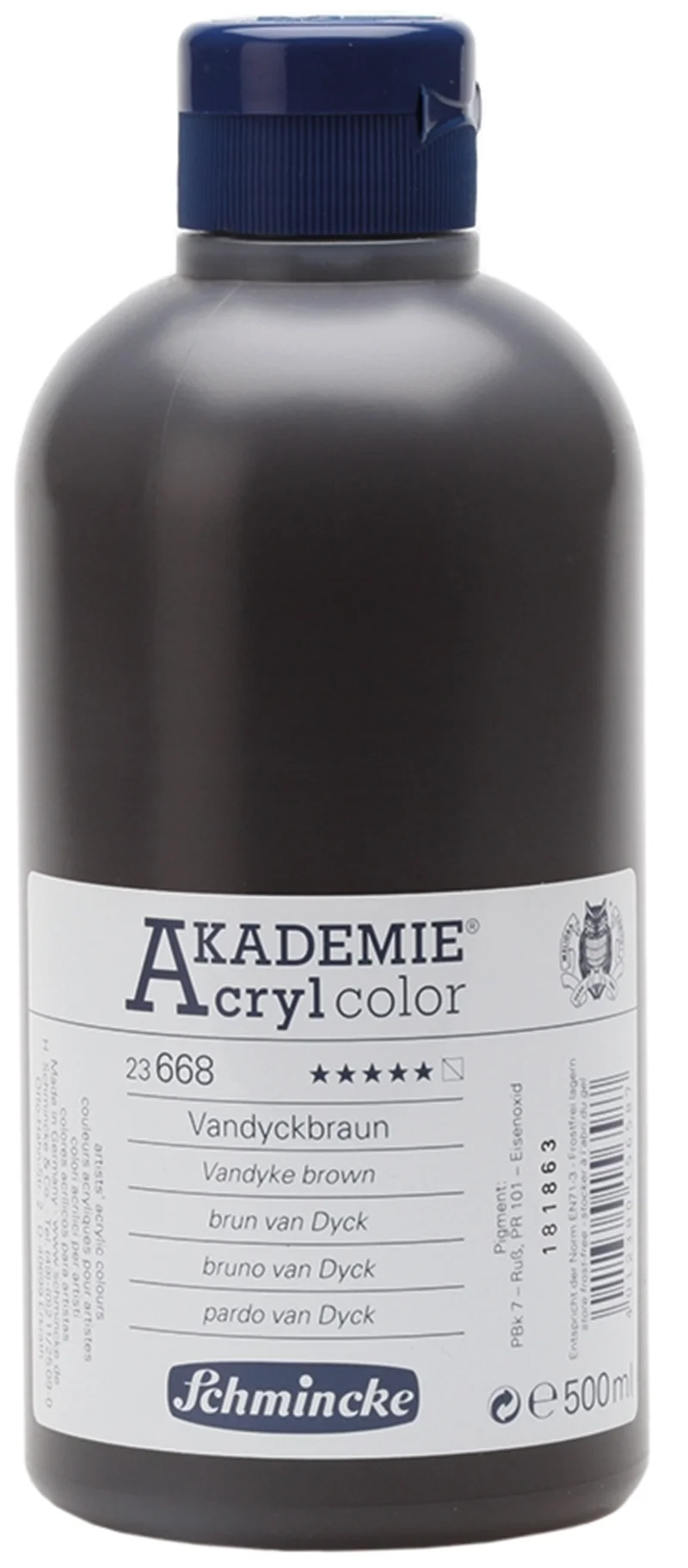 SCHMİNCKE AKADEMİE AKRİLİK BOYA 500 ML 668 VANDYKE BROWN 23668028