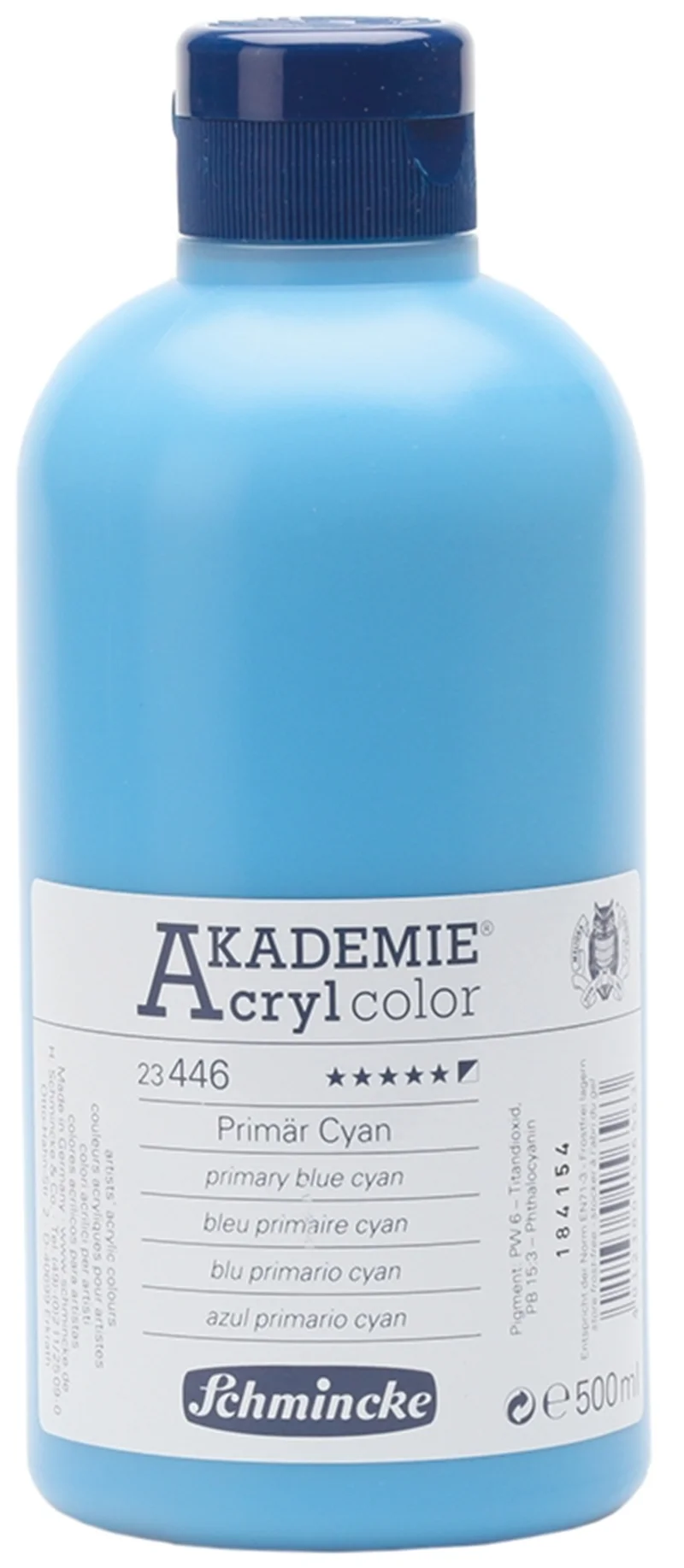SCHMİNCKE AKADEMİE AKRİLİK BOYA 500 ML 446 PRİMARY BLUE CYAN 23446028