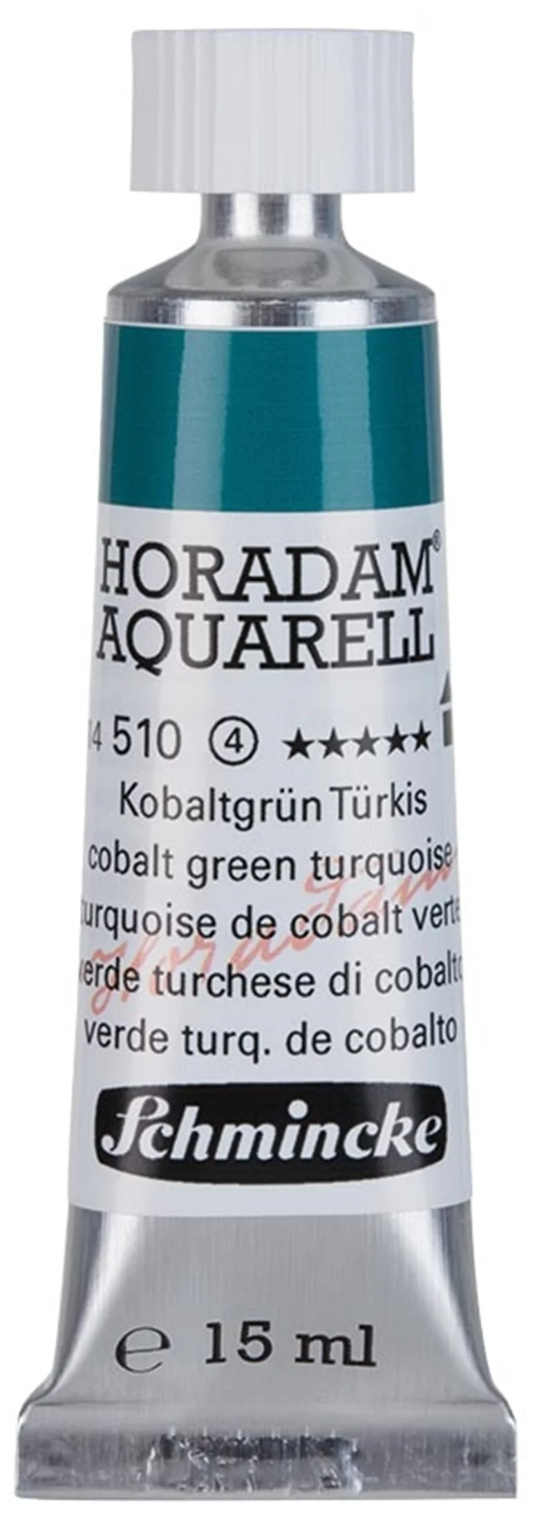 SCHMİNCKE HORADAM AQUARELL ARTİST SULU BOYA 15 ML TÜP SERİ 4 510 COBALT GREEN TURQUOİSE 14510006