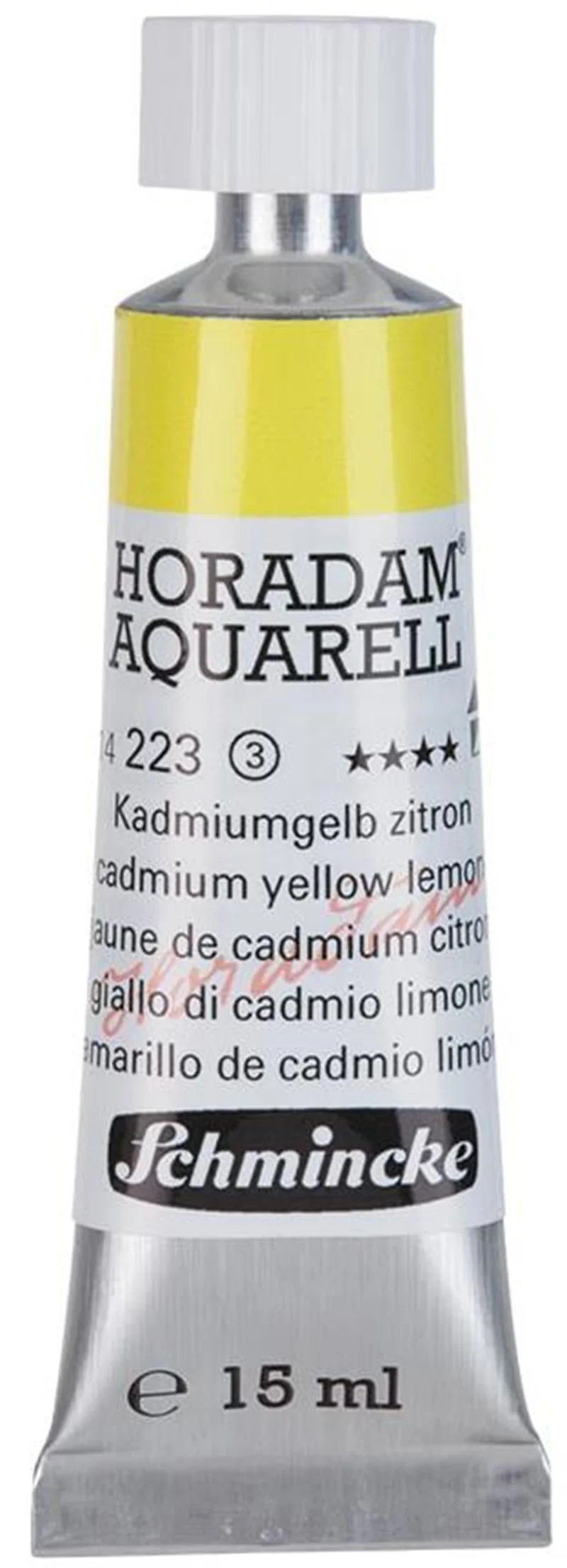 SCHMİNCKE HORADAM AQUARELL ARTİST SULU BOYA 15 ML TÜP SERİ 3 223 CADMİUM YELLOW LEMON 14223006
