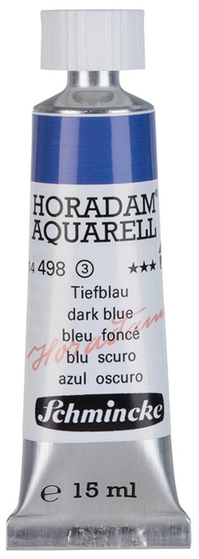 SCHMİNCKE HORADAM AQUARELL ARTİST SULU BOYA 15 ML TÜP SERİ 3 498 DARK BLUE INDİGO 14498006