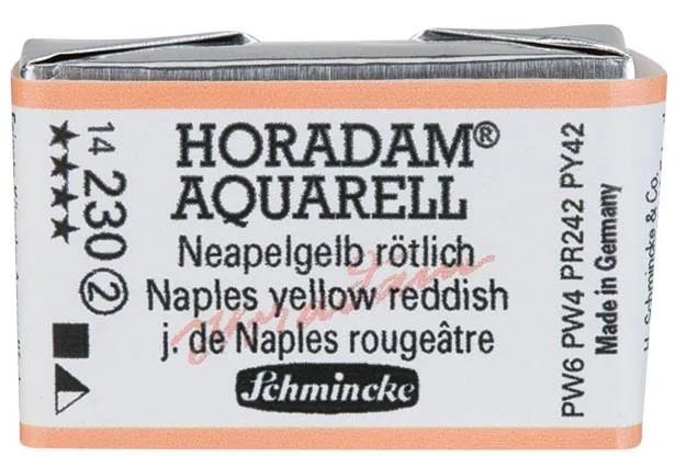 SCHMİNCKE HORADAM AQUARELL ARTİST SULU BOYA TAM TABLET SERİ 2 230 NAPLES YELLOW REDDİSH 14230043