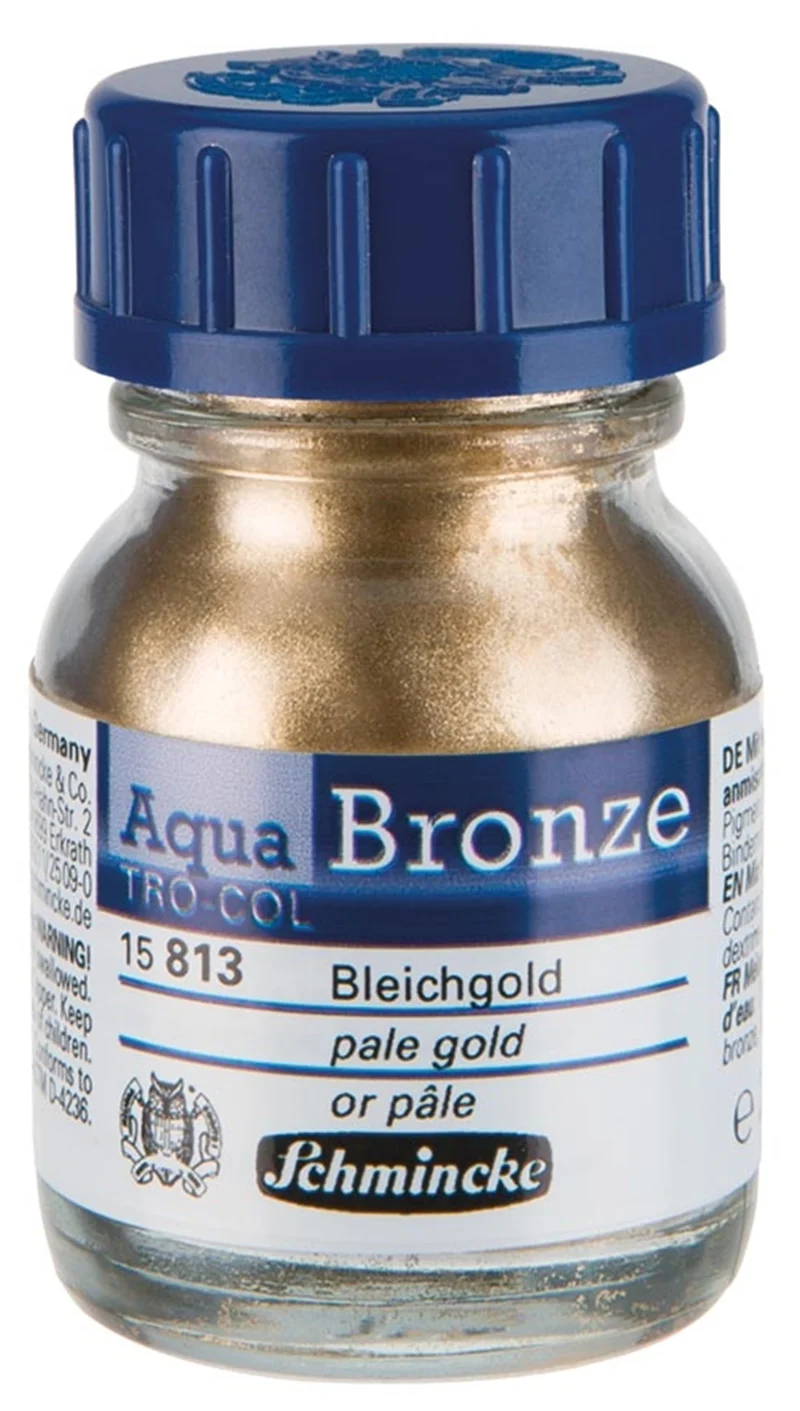 SCHMİNCKE AQUA BRONZE SULU BOYA YALDIZ PİGMENT 20 ML 813 PALE GOLD 15813032