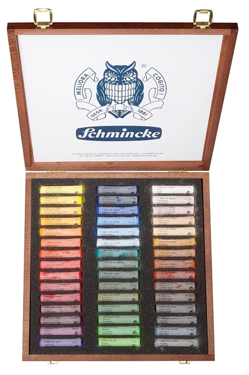 SCHMİNCKE ARTİST SOFT PASTEL AHŞAP KUTULU PASTEL BOYA SETİ GENEL AMAÇLI 45 RENK 77245 77245097