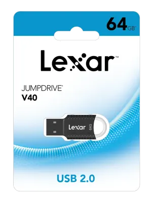 LEXAR USB BELLEK 2.0 LJDV40 64GB LJDV40-64GAB