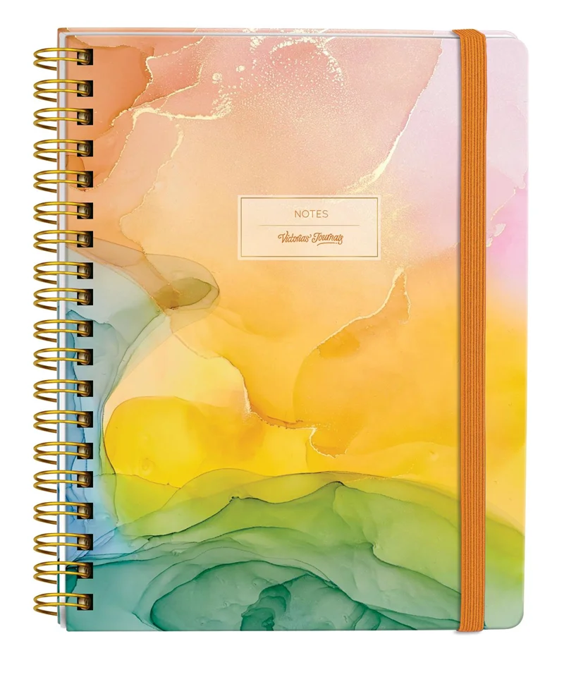 VJ DEFTER SERT KAPAK SPİRALLİ 17x24 Cm. 90 Gr. 96 YP. KARELİ 123-0081