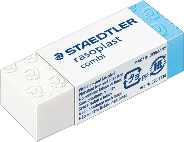 STAEDTLER SİLGİ RASOPLAST COMBI (43x19x13 MM) 526 BT30