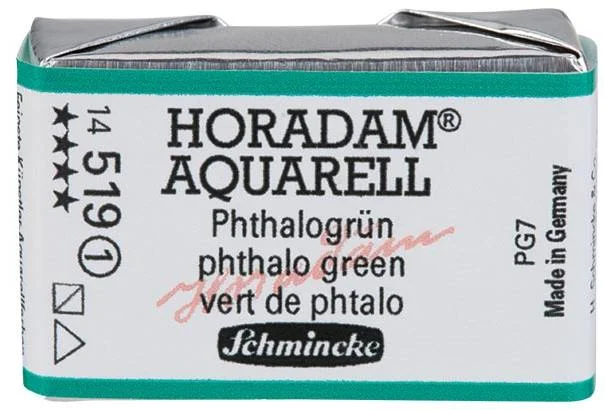SCHMİNCKE HORADAM AQUARELL ARTİST SULU BOYA TAM TABLET SERİ 1 519 PHTHALO GREEN 14519043