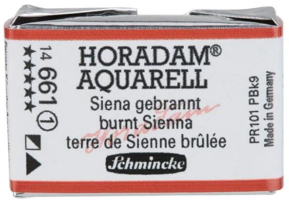 SCHMİNCKE HORADAM AQUARELL ARTİST SULU BOYA TAM TABLET SERİ 1 661 BURNT SİENNA 14661043