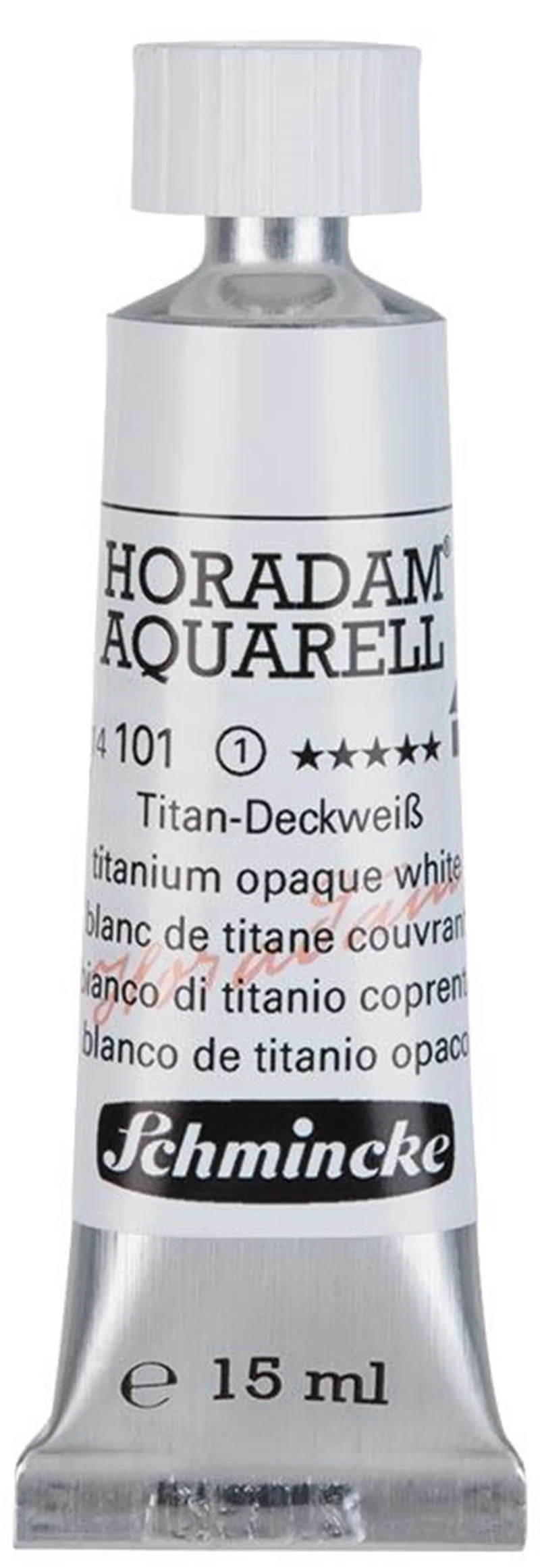 SCHMİNCKE HORADAM AQUARELL ARTİST SULU BOYA 15 ML TÜP SERİ 1 101 TİTANİUM OPAQUE WHİTE 14101006