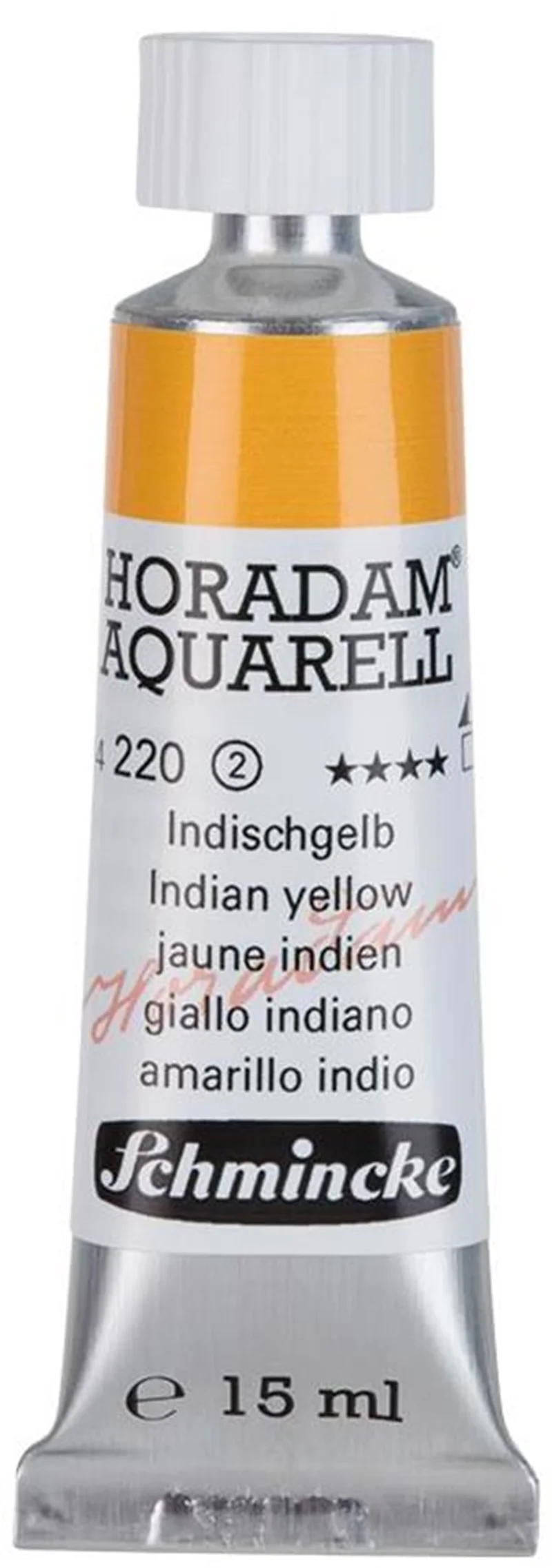 SCHMİNCKE HORADAM AQUARELL ARTİST SULU BOYA 15 ML TÜP SERİ 2 220 INDİAN YELLOW 14220006