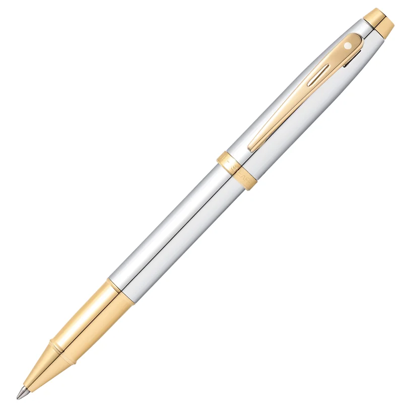 SHEAFFER ROLLER KALEM 100 SERİSİ 9340-1 PARLAK KROM ALTIN