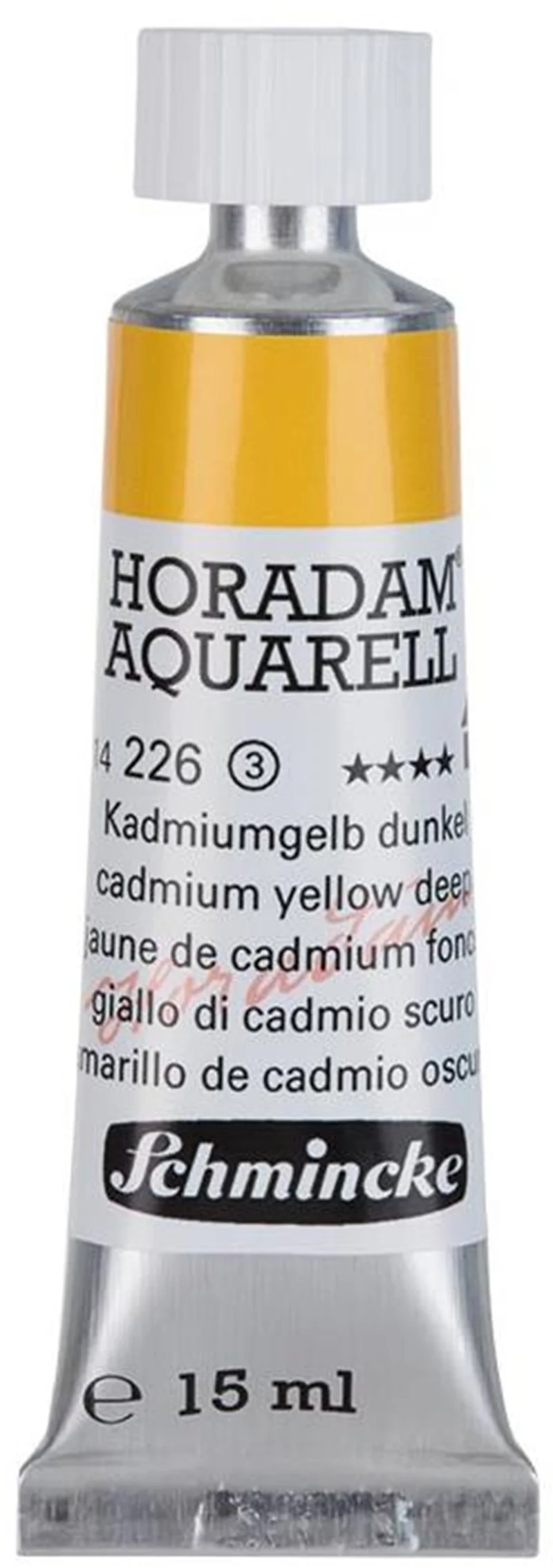 SCHMİNCKE HORADAM AQUARELL ARTİST SULU BOYA 15 ML TÜP SERİ 3 226 CADMİUM YELLOW DEEP 14226006