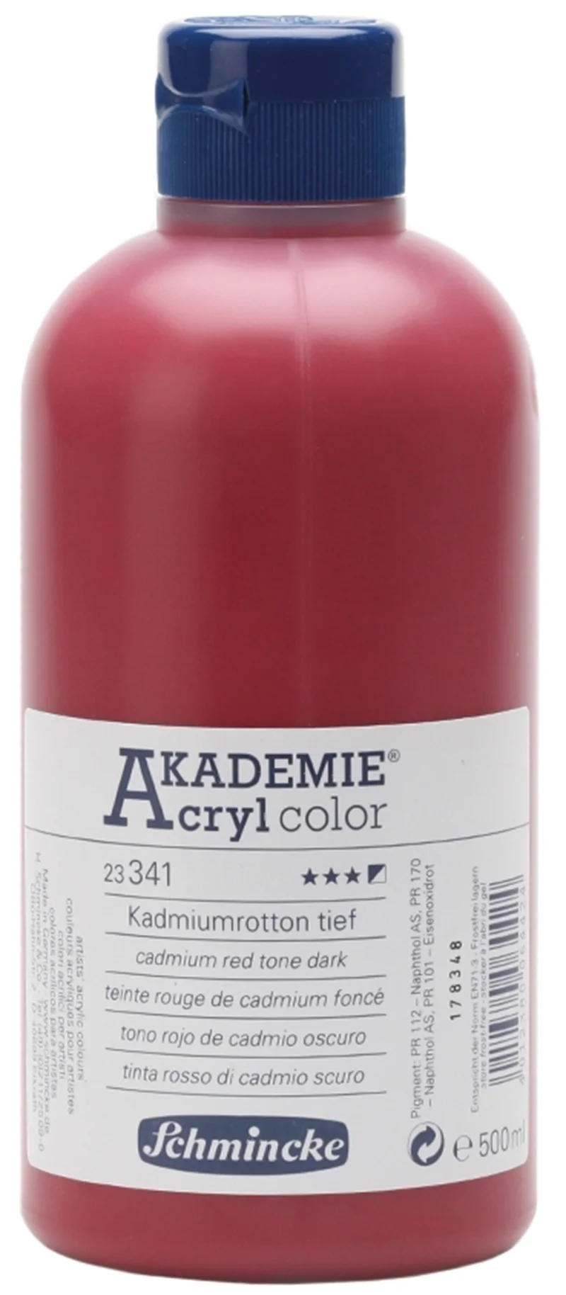 SCHMİNCKE AKADEMİE AKRİLİK BOYA 500 ML 341 CADMİUM RED HUE DARK 23341028