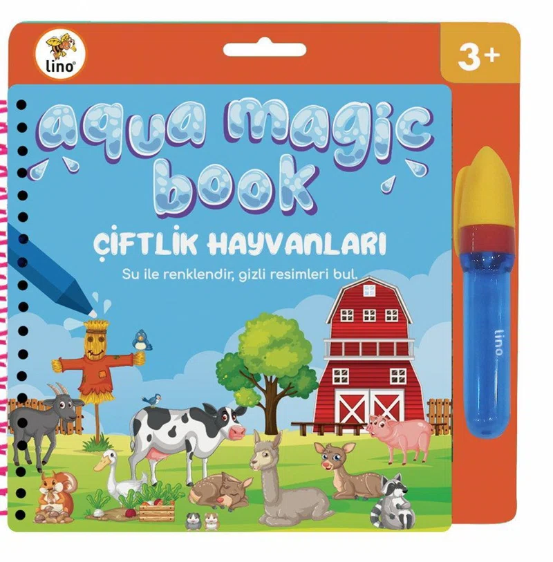 LİNO AQUA MAGİC BOOK ÇİFTLİK (SİHİRLİ BOYAMA KİTABI) TFL-1007
