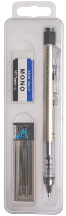 TOMBOW VERSATİL KALEM MONO GRAPH OKUL SETİ 0.7 ALTIN KUTULU T-SH-MG 06R7.K3