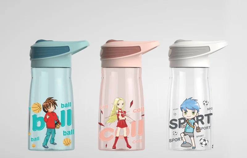 SHOTAY MATARA TRITAN  540 ML 4 KARIŞIK RENK-DESEN ST-6999