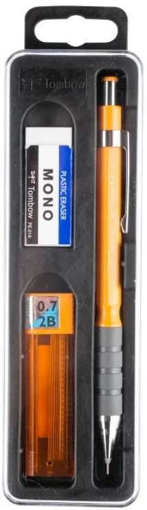 TOMBOW VERSATİL KALEM SH-300 GRIP OKUL SETİ 0.7 NEON TURUNCU KUTULU T-SH-GR56 R7.K3