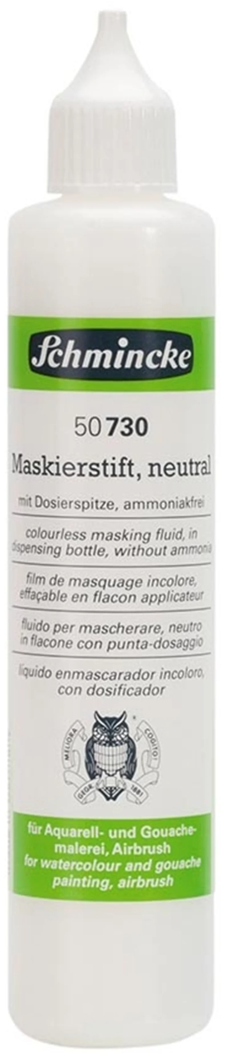SCHMİNCKE MEDİUM 730 MASKİNG FLUİD RENKSİZ MASKELEME SIVISI NÖTR 100 ML 50730008