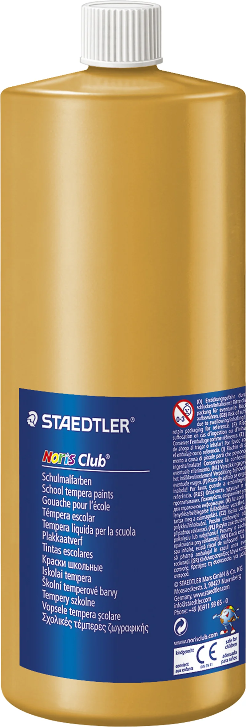 STAEDTLER TEMPERA BOYA NORIS CLUP 1000 ML HARDAL SARI 8850-17