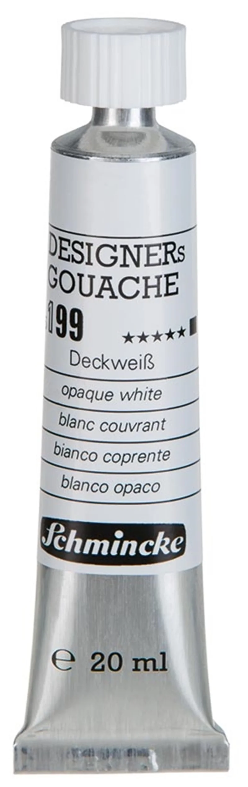 SCHMİNCKE HKS DESİGNERS' GOUACHE GUAJ BOYA 20 ML TÜP 199 OPAQUE WHİTE 25199007