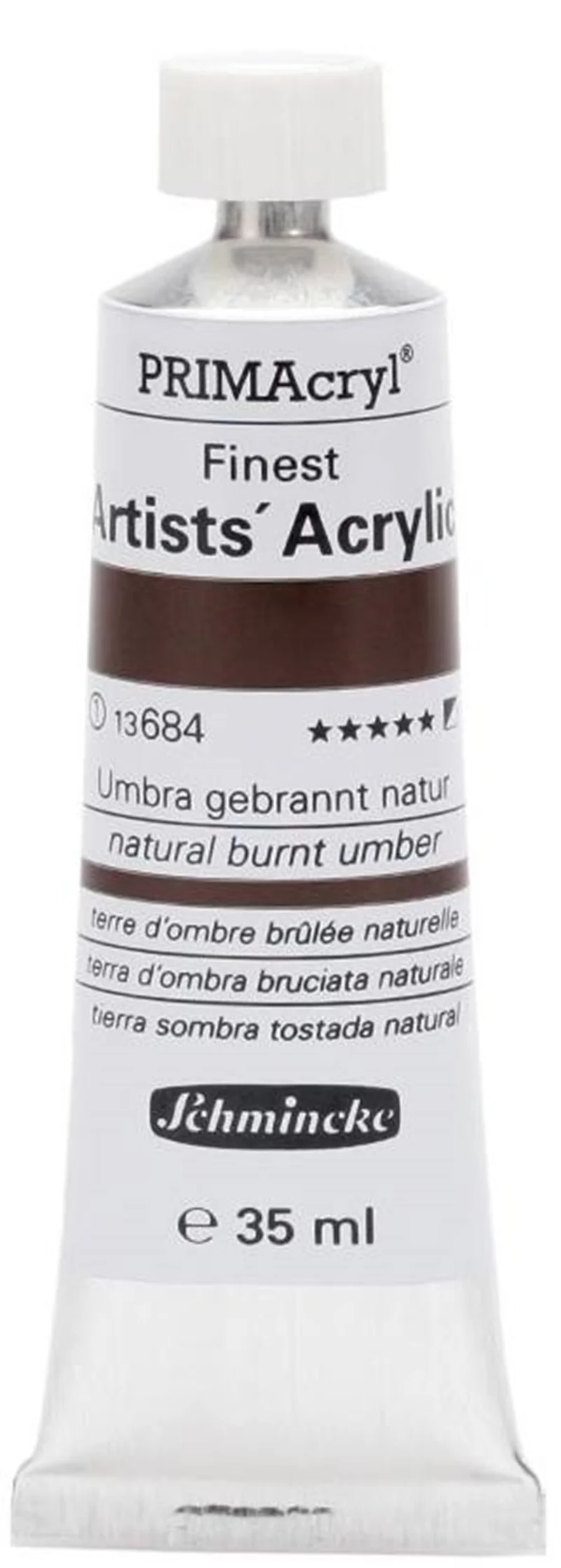 SCHMİNCKE PRİMACRYL ARTİST AKRİLİK BOYA 35 ML SERİ 1 684 NATURAL BURNT UMBER 13684009