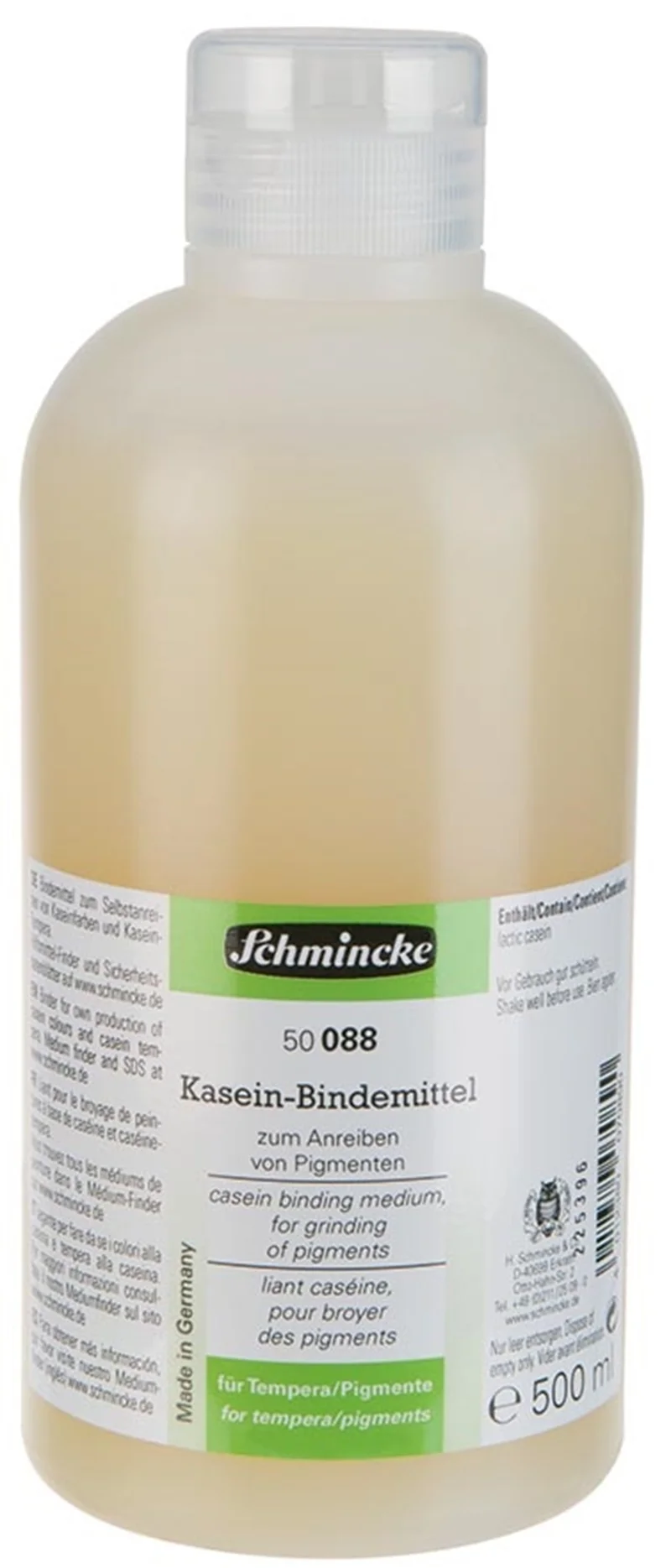 SCHMİNCKE MEDİUM 088 CASEİN BİNDİNG MEDİUM KAZEİN BAĞLAYICI MEDYUMU 500 ML 50088028